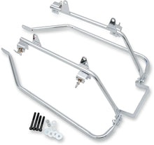 Load image into Gallery viewer, Cycle Visions Saddlebag Mounts - Black - FLST '00-'07 CV-7200A - Additional View 5