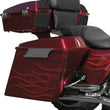 Load image into Gallery viewer, Cycle Visions Saddlebag - w/ Exhaust Cut-out - Left CV7260 - Back View