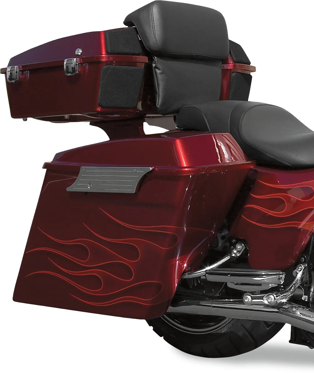 Cycle Visions Saddlebag - w/ Exhaust Cut-out - Left CV7260 - Back View