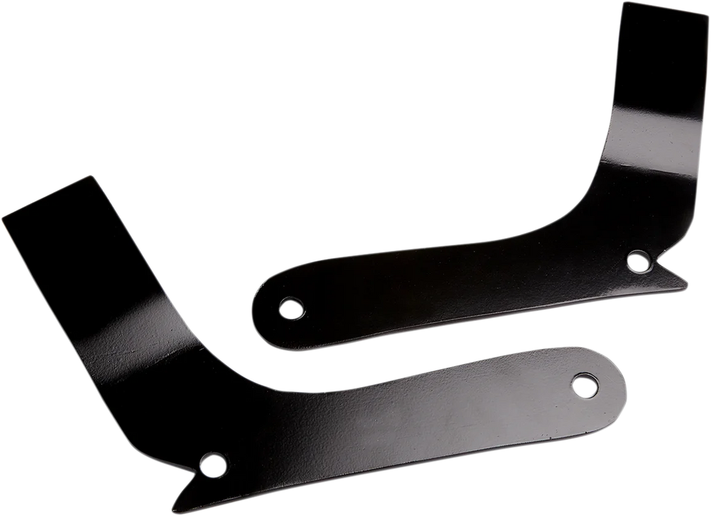 Cycle Visions Side Plates - FXSB - Black CV-8090B - Side View
