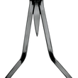 Load image into Gallery viewer, Cycle Visions Sissy Bar Stick - Black - 18" Daggertude - Wide CV-8010B - Main Product View