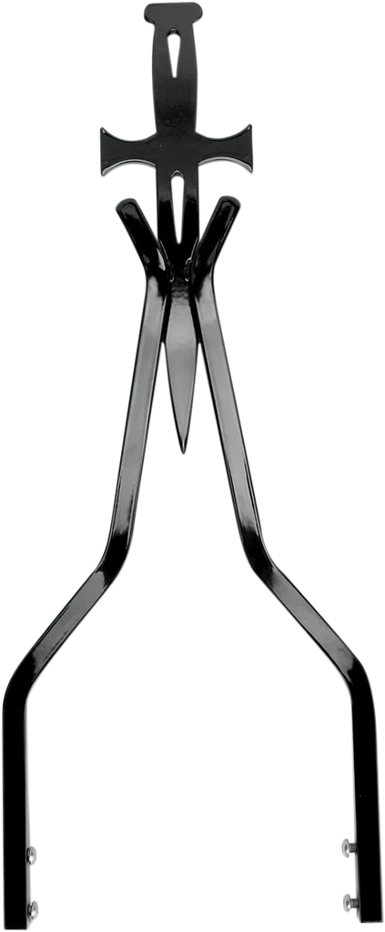Cycle Visions Sissy Bar Stick - Black - 18" Daggertude - Wide CV-8010B - Main Product View