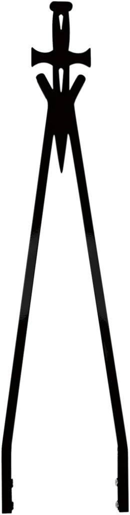 Cycle Visions Sissy Bar Stick - Black - 30" Daggertude - Narrow CV-8011B - Main Product View