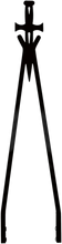 Load image into Gallery viewer, Cycle Visions Sissy Bar Stick - Black - 30" Daggertude - Narrow CV-8011B - Main Product View