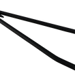 Load image into Gallery viewer, Cycle Visions Sissy Bar Stick - Black - 30" Daggertude - Wide CV-8009B - Main Product View