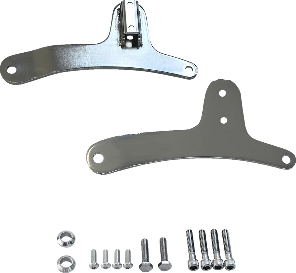 Cycle Visions Sissy Bar Stick - Chrome - 30" Attittude CV-8026 - Side View