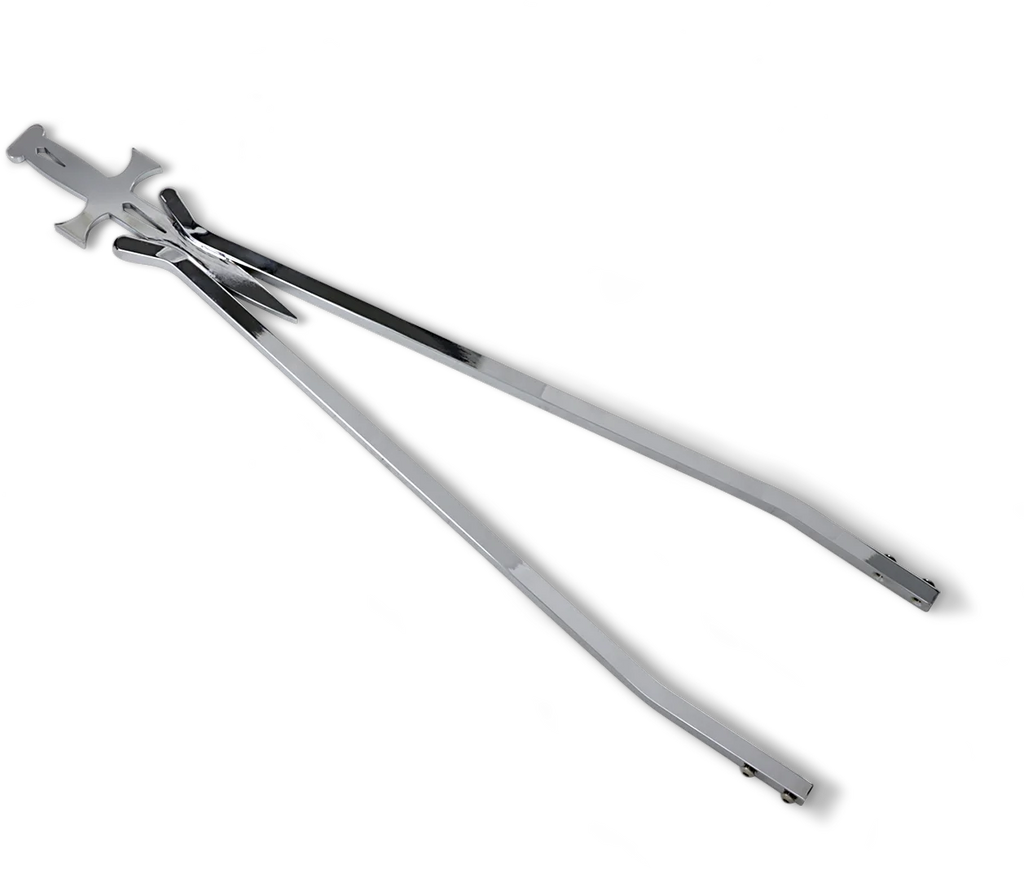 Cycle Visions Sissy Bar Stick - Chrome - 30" Daggertude - Wide CV-8009 - Main Product View