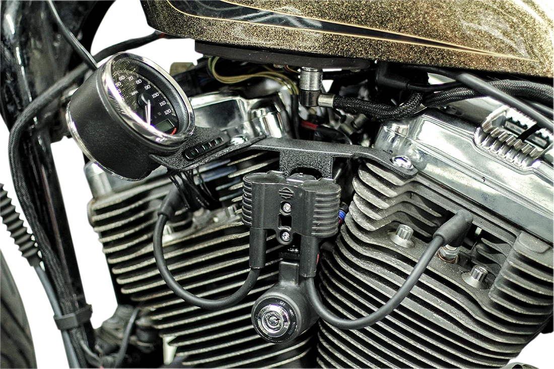 Cycle Visions Sportster Speedometer Relocation Kit CV5050 - Side View