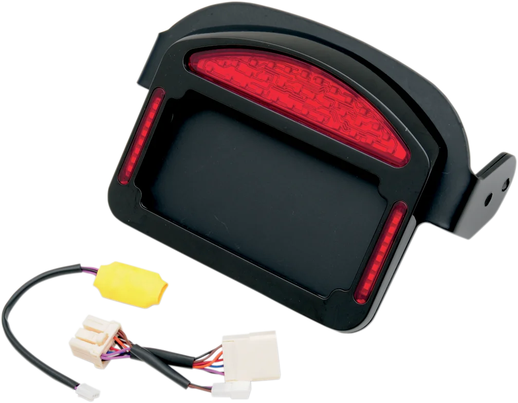 Cycle Visions Taillight Eliminator - '06-'10 FXST - Black CV-4816B - Main Product View