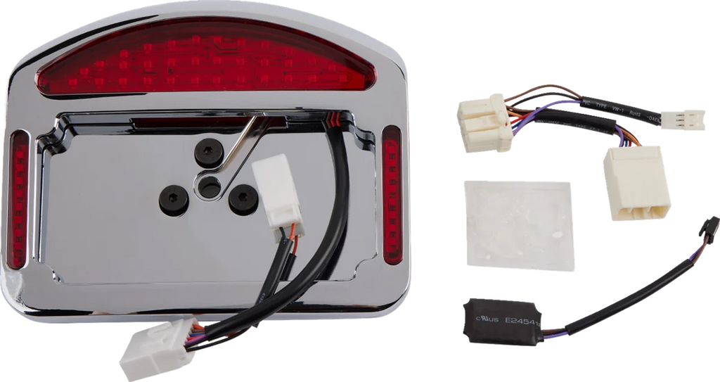 Cycle Visions Taillight Eliminator - Universal - Chrome CV-4817 - Main Product View