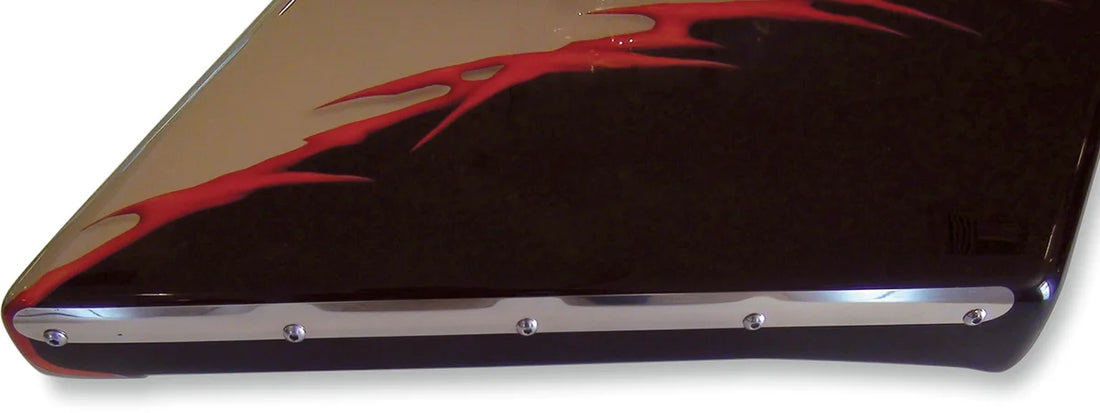 Cycle Visions Trim Bag Dragger - Stainless Steel CV7240 - Back View