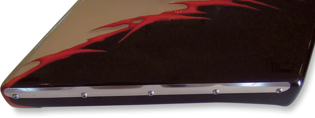 Cycle Visions Trim Bag Dragger - Stainless Steel CV7240 - Back View