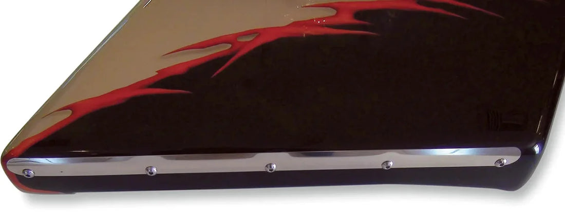 Cycle Visions Trim Bag Dragger - Stainless Steel CV7240 - Back View
