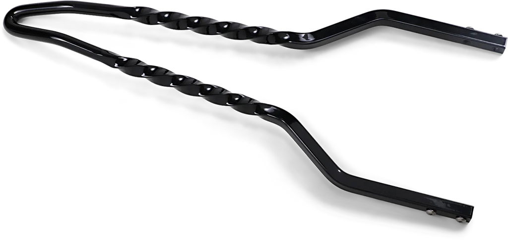 Cycle Visions Twisted Sticks Sissy Bar - Black - 18" CV-8041B