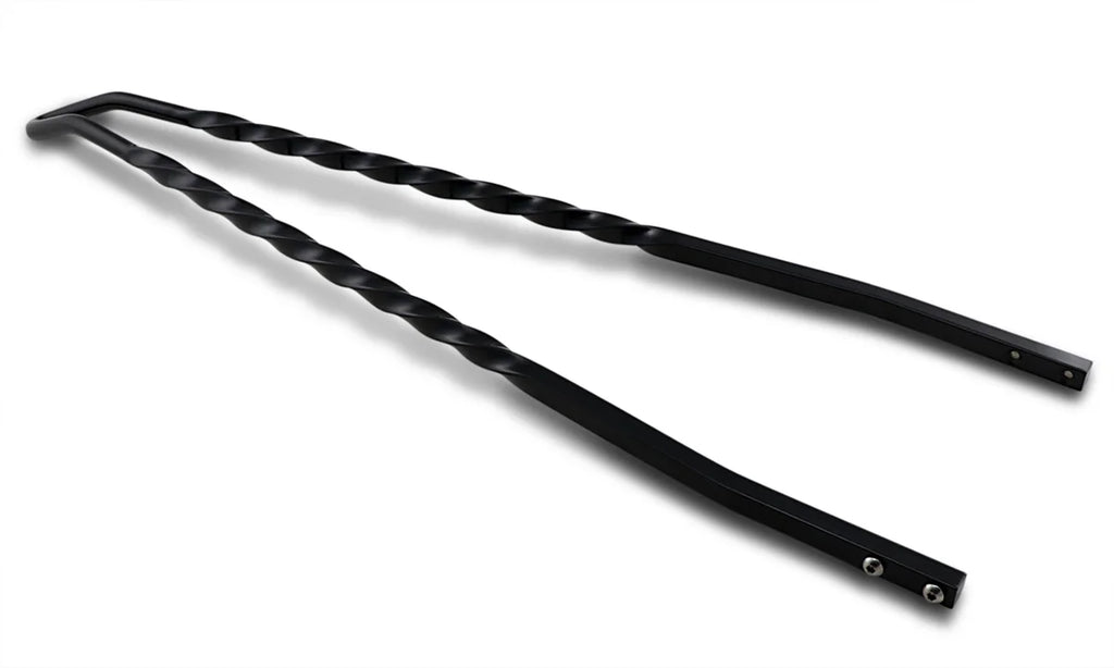 Cycle Visions Twisted Sticks Sissy Bar - Black - 30" CV-8040B - Main Product View