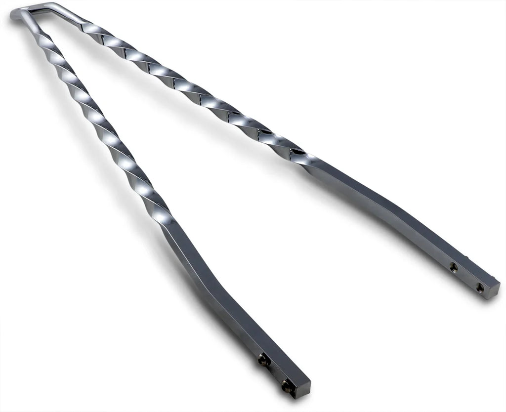 Cycle Visions Twisted Sticks Sissy Bar - Chrome - 30" CV-8040 - Main Product View