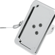 Load image into Gallery viewer, Cycle Visions Vertical License Plate Mount with Light - '86-'07 ST - Chrome CV-4600L - Side View