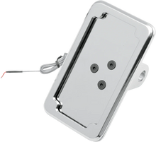 Load image into Gallery viewer, Cycle Visions Vertical License Plate Mount with Light - '86-'07 ST - Chrome CV-4600L - Side View