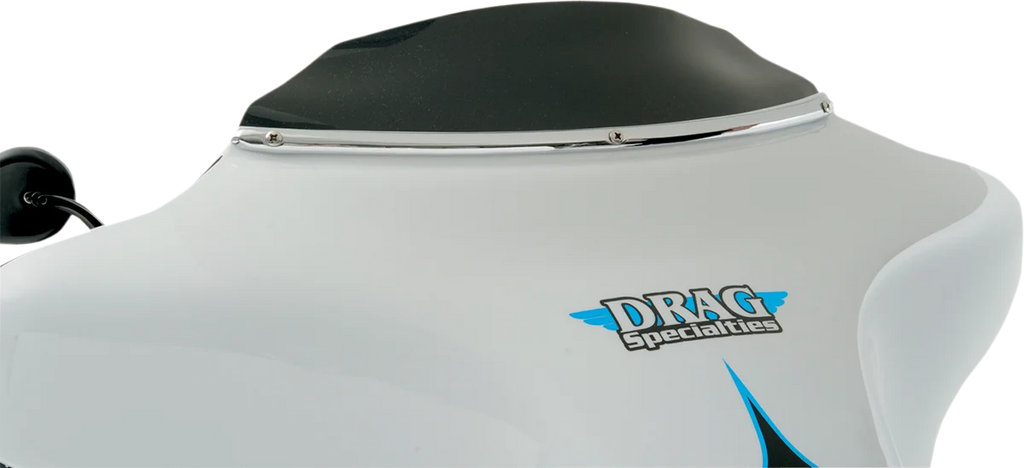 Cycle Visions Windshield Trim - Chrome - FLT '96-'13 CV4861 - Back View