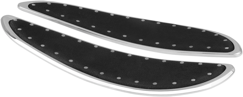 Cyclesmiths Banana Boards - Chrome with Rivets 105FOOTBOARD - Side View