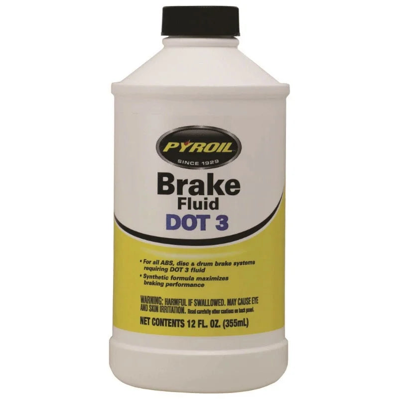 Cyclo Pyroil Dot 3 Brake Fluid 12oz Bottle PYBF12