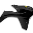 Load image into Gallery viewer, Cycra 11-13 KTM 125-500 SX/XC/SX-F/XC-F/XC-W/XCF-W/EXC-F Powerflow Radiator Shrouds - Black