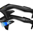 Load image into Gallery viewer, Cycra 16-18 Kawasaki KX450F Radiator Shroud - Black