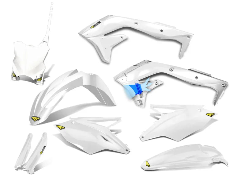 Cycra 17-20 Kawasaki KX250F Powerflow Full Body Kit - White