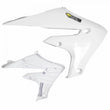 Load image into Gallery viewer, Cycra 20+ Yamaha WR250F Powerflow Radiator Shrouds - White