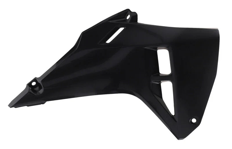 Cycra 2025 Honda CRF250/450R Radiator Shrouds - Black - Main Product View