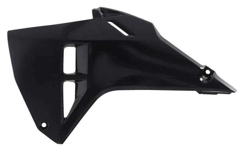 Cycra 2025 Honda CRF250/450R Radiator Shrouds - Black - Side View