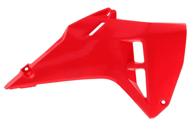 Cycra 2025 Honda CRF250/450R Radiator Shrouds - Red - Side View