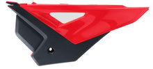 Load image into Gallery viewer, Cycra 2025 Honda CRF250/450R Side Number Panels - Red/Black - Side View