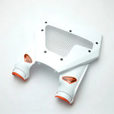 Cycra Vented Stadium Plate - White fits 2023-2025 Ktm SX / SXF / Xc / Xcf