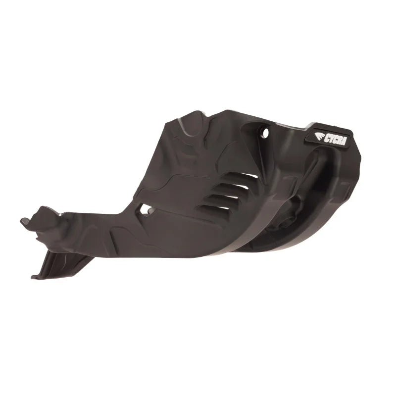 Cycra 24+ Yamaha YZ250F Full Armor Skid Plate - Black - Side View
