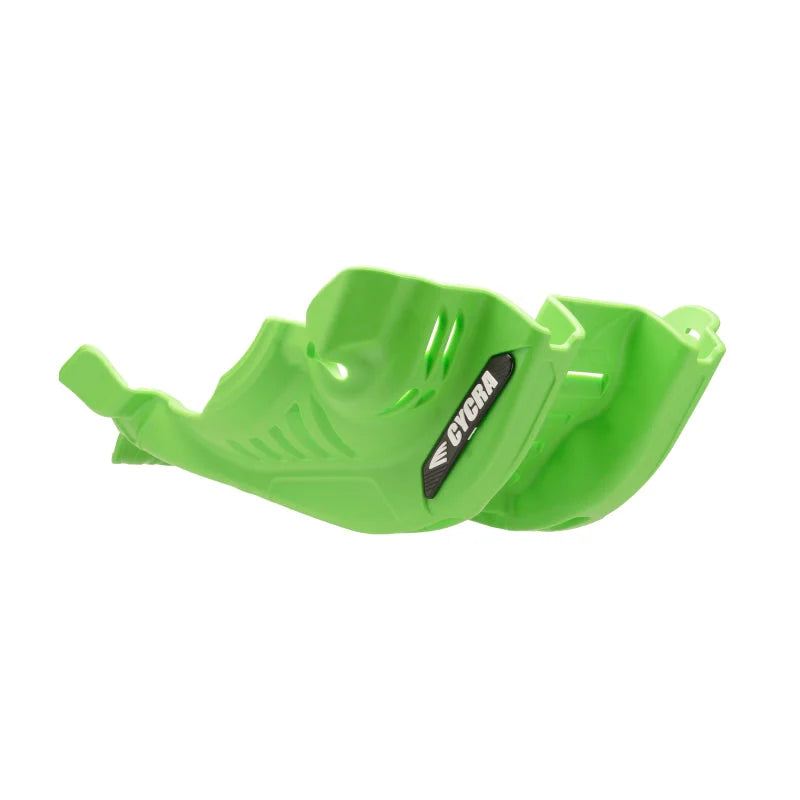 Cycra 24+ Yamaha YZ250F Full Armor Skid Plate - Green - Installation View
