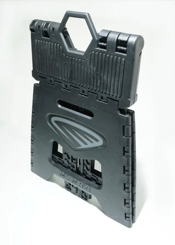Cycra Fold Up Moto Stand - Black/Orange - Back View