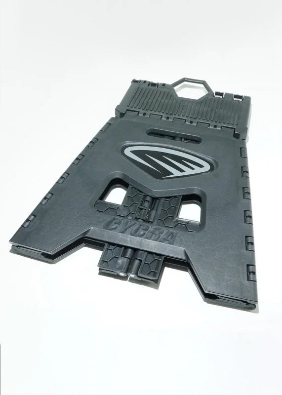 Cycra Fold up Motostand - Black/Green - Side View