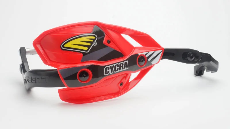 Cycra Probend Ultra w/HCM Clamp 1-1/8 in. - Red - Side View