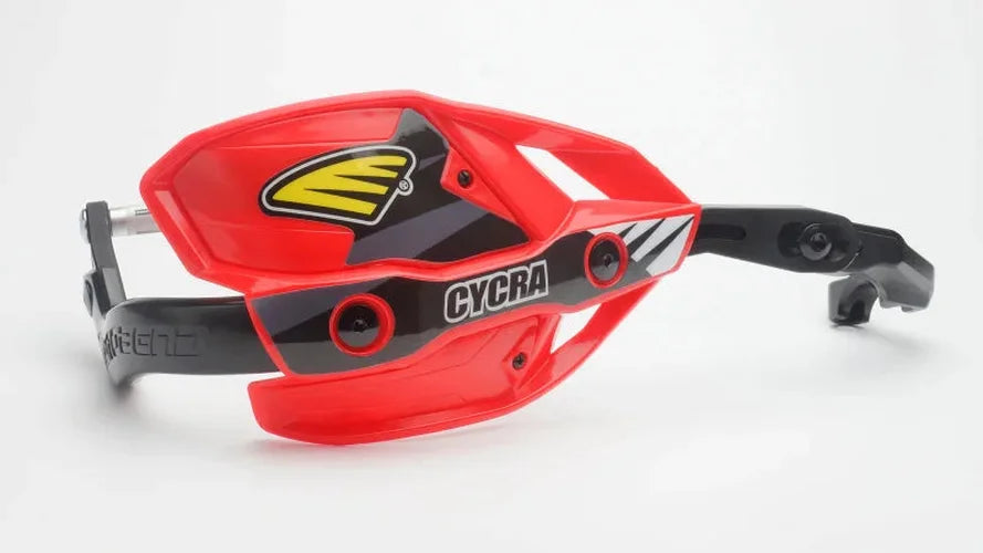 Cycra Probend Ultra w/HCM Clamp 1-1/8 in. - Red - Side View