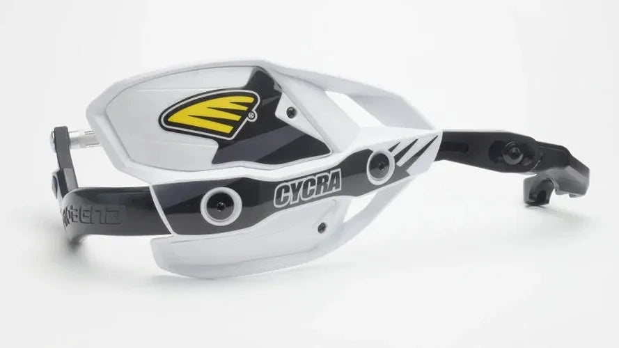 Cycra Probend Ultra w/HCM Clamp 1-1/8 in. - White - Side View