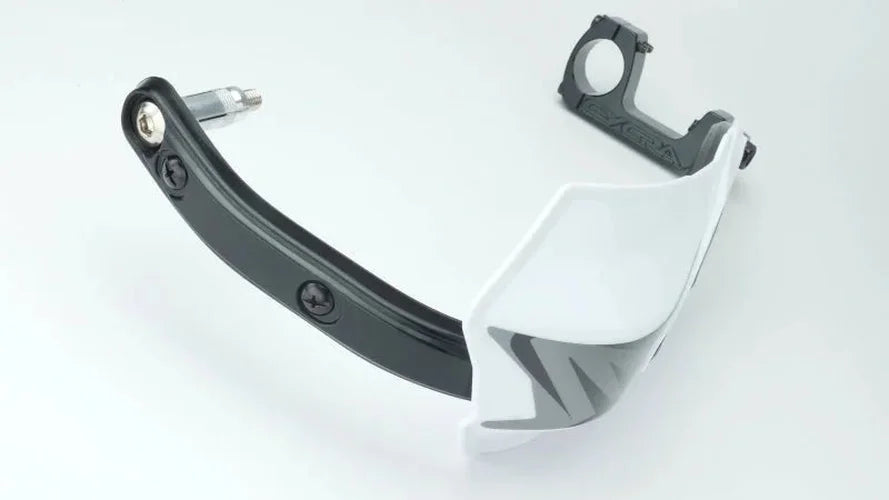 Cycra Vortex Hand Guard/w Universal U-Clamps- Black - Side View