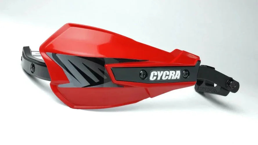 Cycra Vortex Hand Guard/w Universal U-Clamps - GG Red - Additional View 6