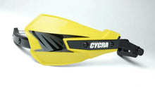Load image into Gallery viewer, Cycra Vortex Hand Guard/w Universal U-Clamps - Yellow - Installation View