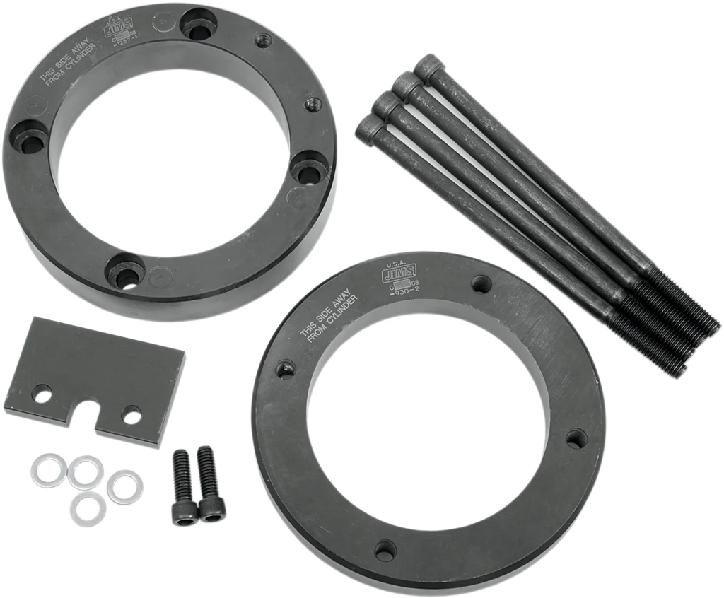 Cylinder Torque Plates - M8 Jims USA 5829 - Side View