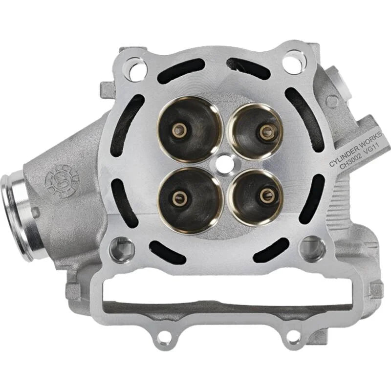 Cylinder Works 04-05 Kawasaki KX 250 F 250cc Cylinder Head Kit - Side View