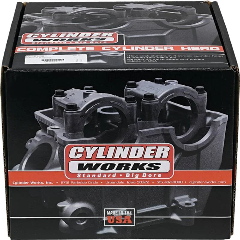 Cylinder Works 04-05 Kawasaki KX 250 F 250cc Cylinder Head Kit - Back View