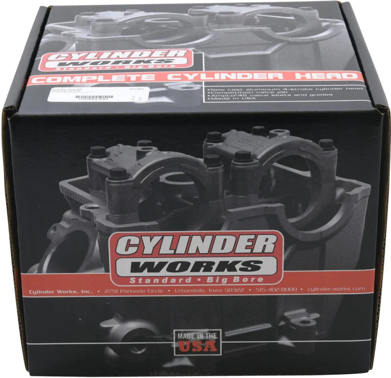Cylinder Works 04-05 Kawasaki KX 250 F 250cc Cylinder Head Kit - Installation View