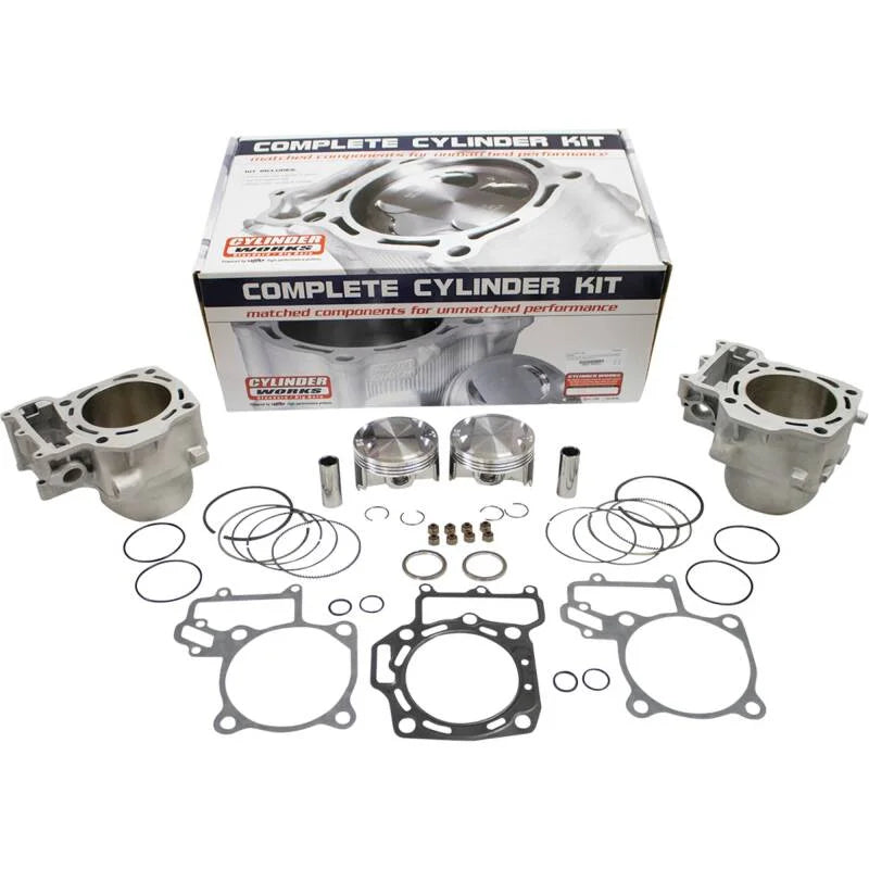 Cylinder Works 08-13 Kawasaki KRF 750 Teryx 4x4 750cc STD Bore High Comp Cylinder Kit 11.5:1 Comp - Side View