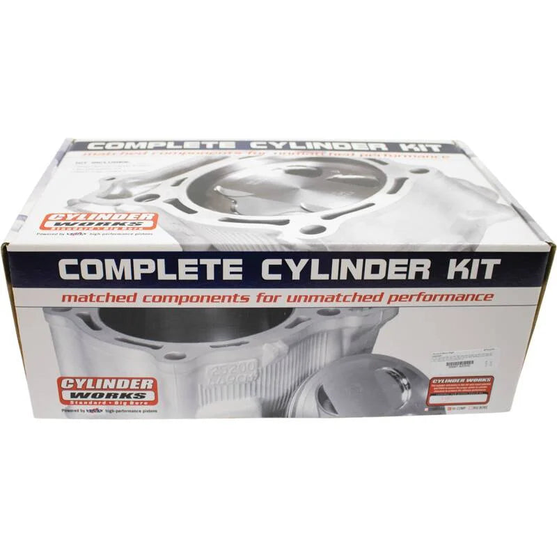 Cylinder Works 08-13 Kawasaki KRF 750 Teryx 4x4 750cc STD Bore High Comp Cylinder Kit 11.5:1 Comp - Back View